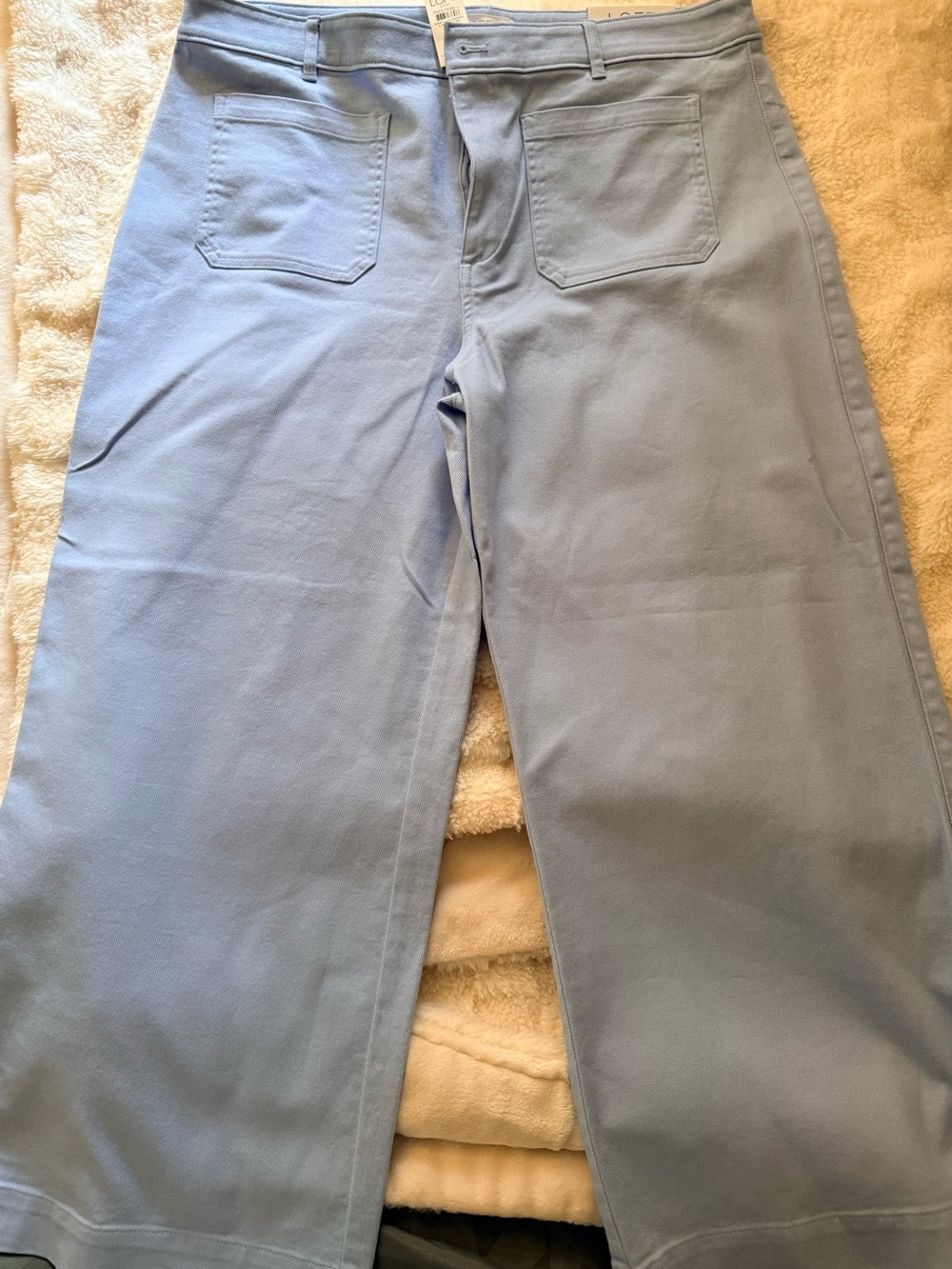 NWOT - LOFT - Light Blue Women's Wide-Leg Jeans